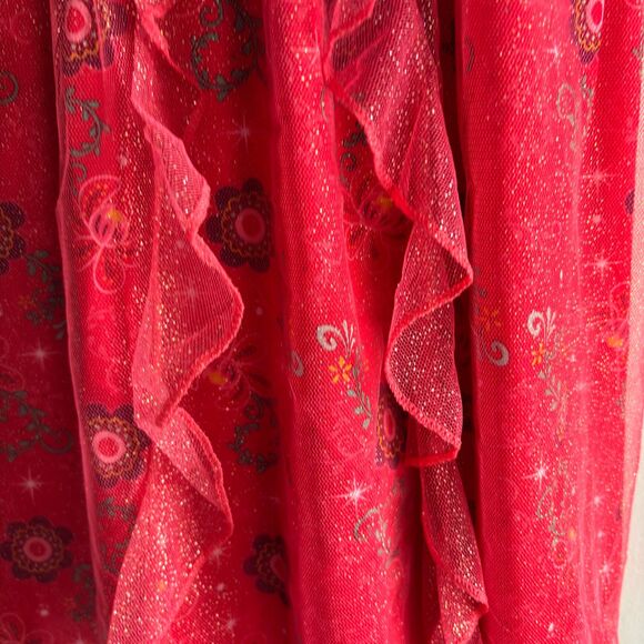 Disney 3T Flame Resistant Princess ELENA Of AVALOR Red Holiday Nightgown #F - Picture 5 of 9